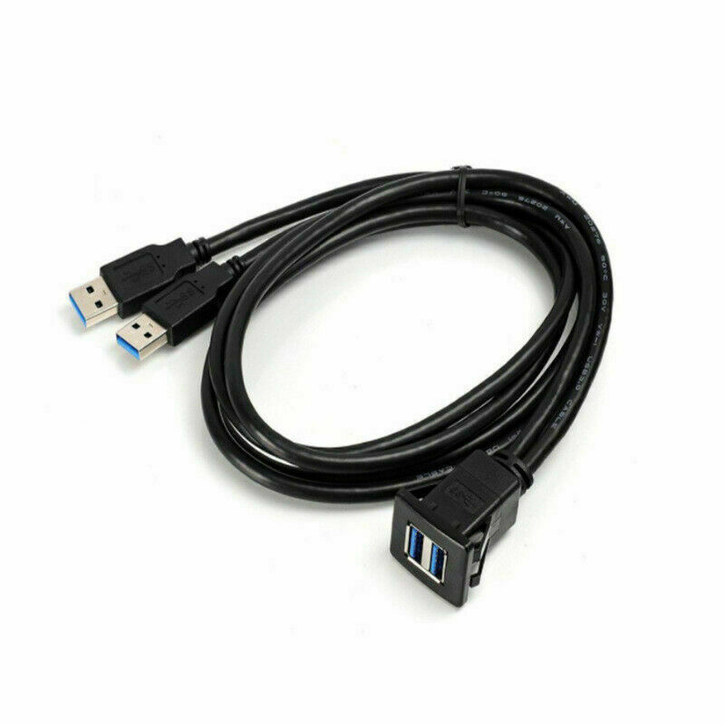 Extension Cables Usb In Car Technology Dash Panel Flush Mount Interface
