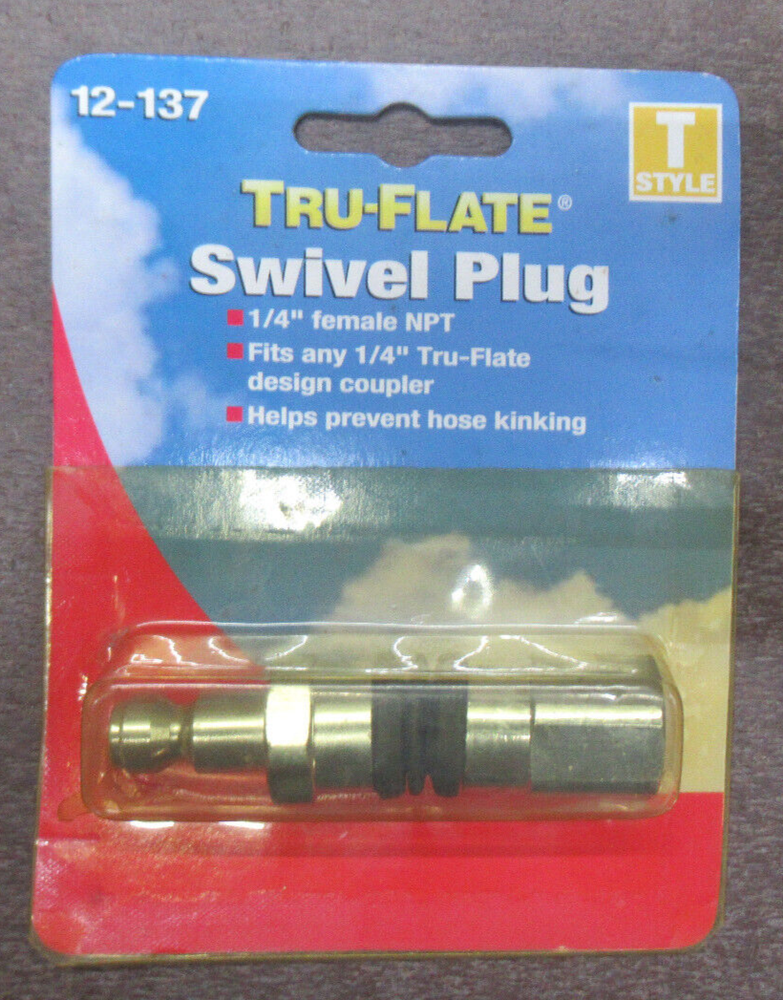 TRU-FLATE 12-137 SWIVEL PLUG