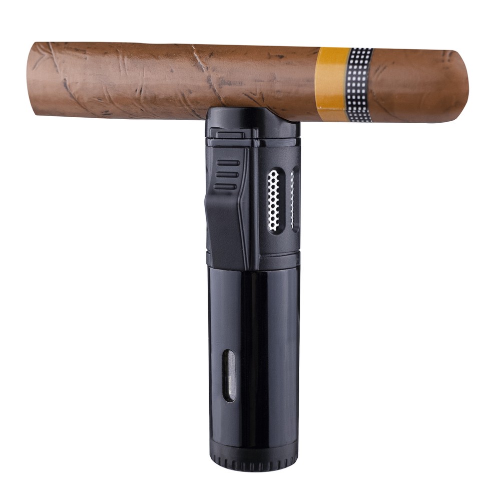 2 Pack Torch Lighter Triple 3 Jet Flame Refillable Butane Windproof Lighter