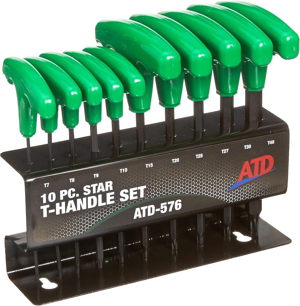 ATD Tools -576- 10pc - Star T-Handle Set