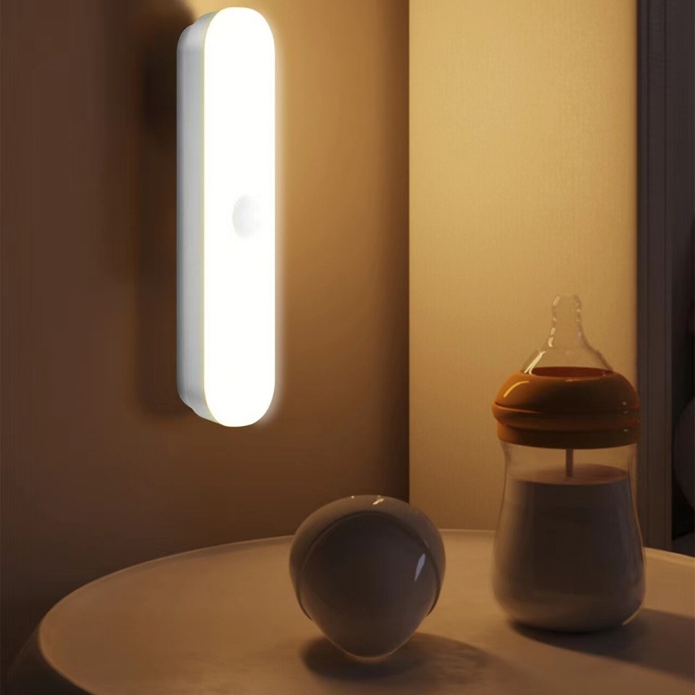 LED motion sensor light, compact wireless cabinet light can be charged by USB