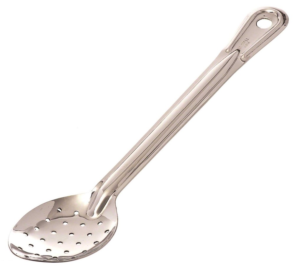 Browne 13" Heavy Duty Conventional Perforated Serving Spoon