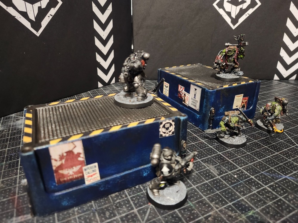 Wargame terrain 2 pieces