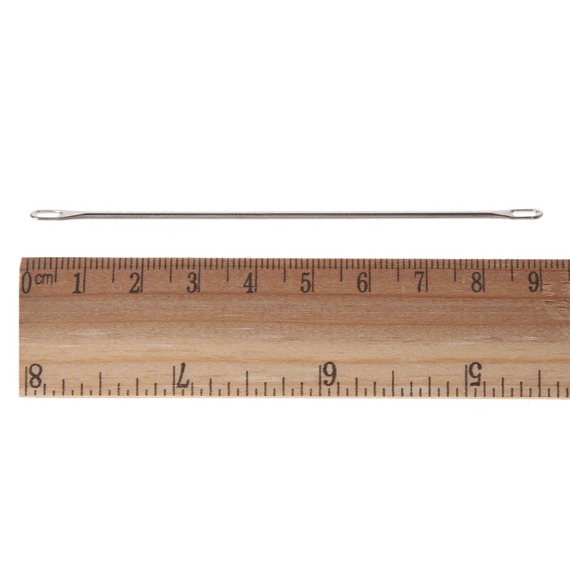 Double Eyed Transfer Needle Webbing Sewing Edges and Stitching Through Padding
