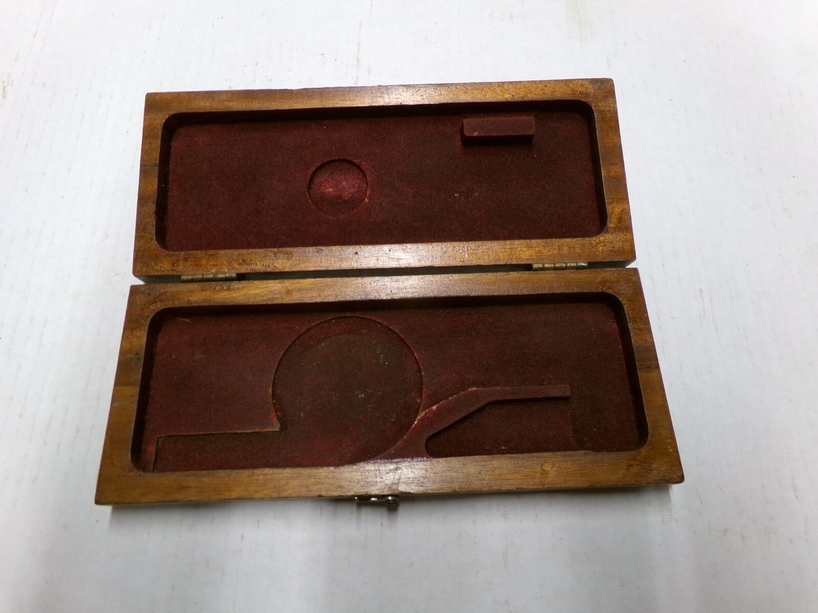 Starrett No 360 Protractor In Wooden Case Incomplete