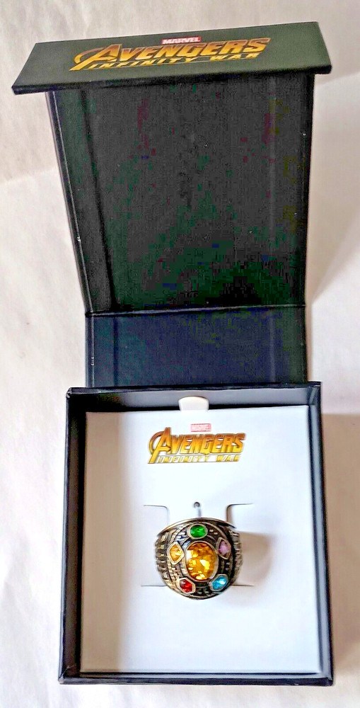 Marvel Avengers Infinity Gauntlet Stones Class Ring Size 9 New NOS 2019 Box