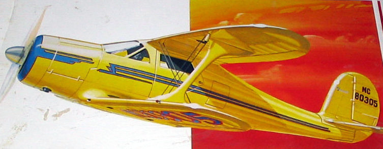BEECH STAGGERWING G17S PLAN + CONSTRUCTION ARTICLE for 32" UC Model Airplane