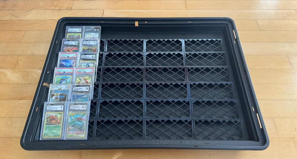 Zion Case Card Riser Stands – Graded Card Slab Display – Vertical & Horizontal