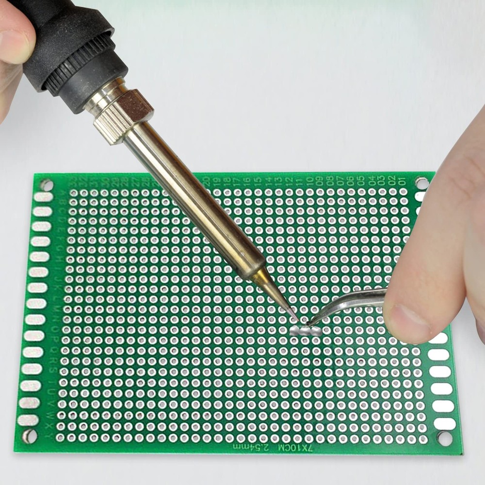 10PCS 7x10 cm Double Sided PCB Board,Tinned Prototype Diy Universal FR4 Print...