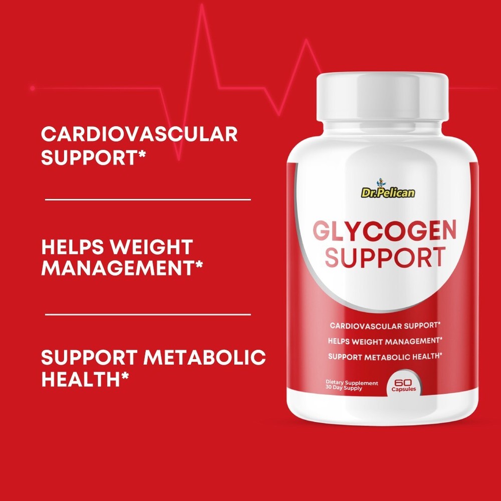 Glycogen Support- Blood Support- 3 Bottles- 180 Capsules