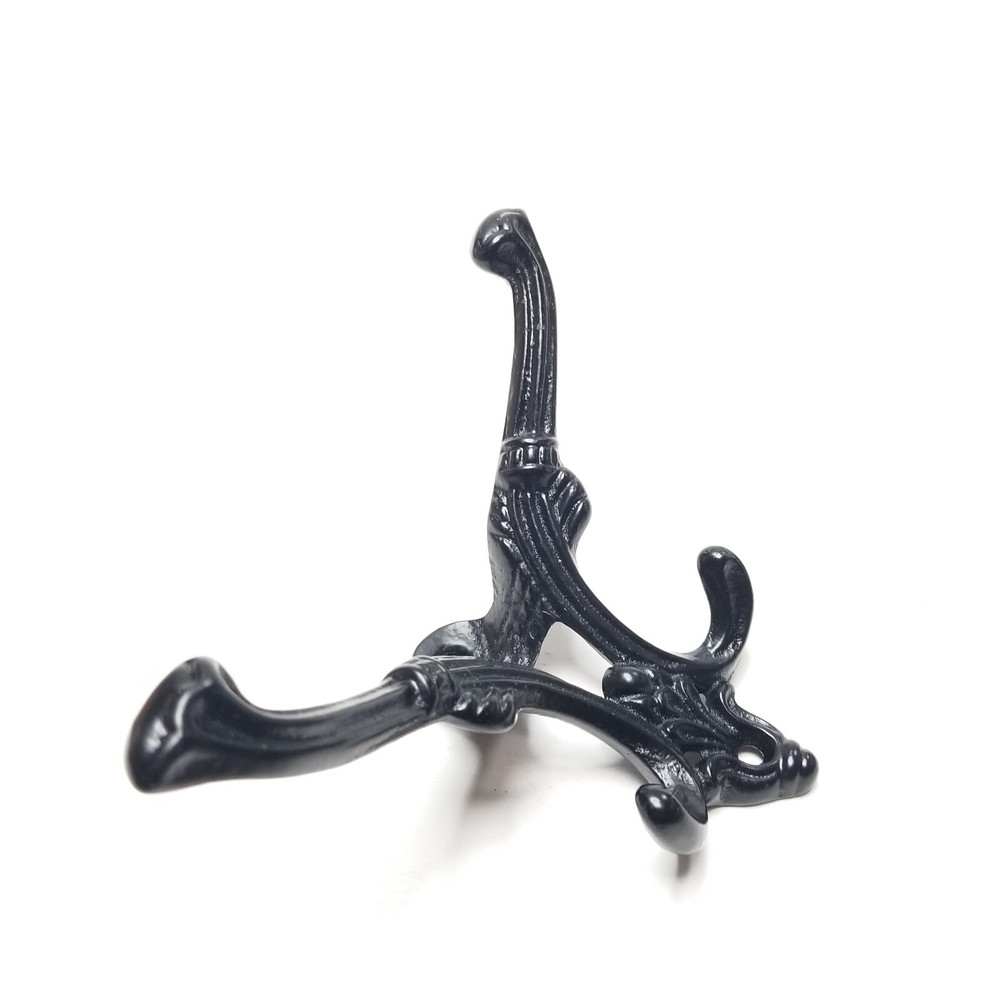REGENCY PROJECTING HOOK cast iron vintage rustic old style hanging coat hook
