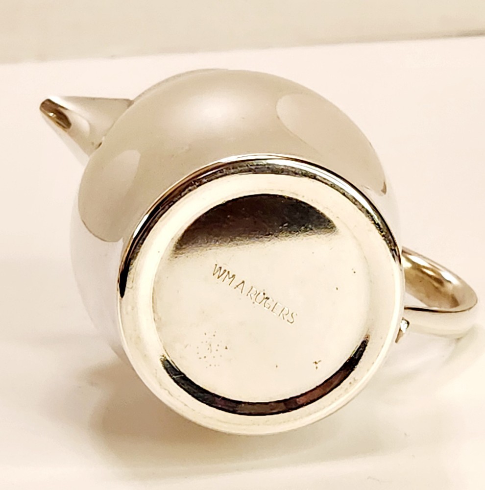 VTG William A. Rogers Silverplated Silver Plated Handled Creamer Pitcher 3.75"