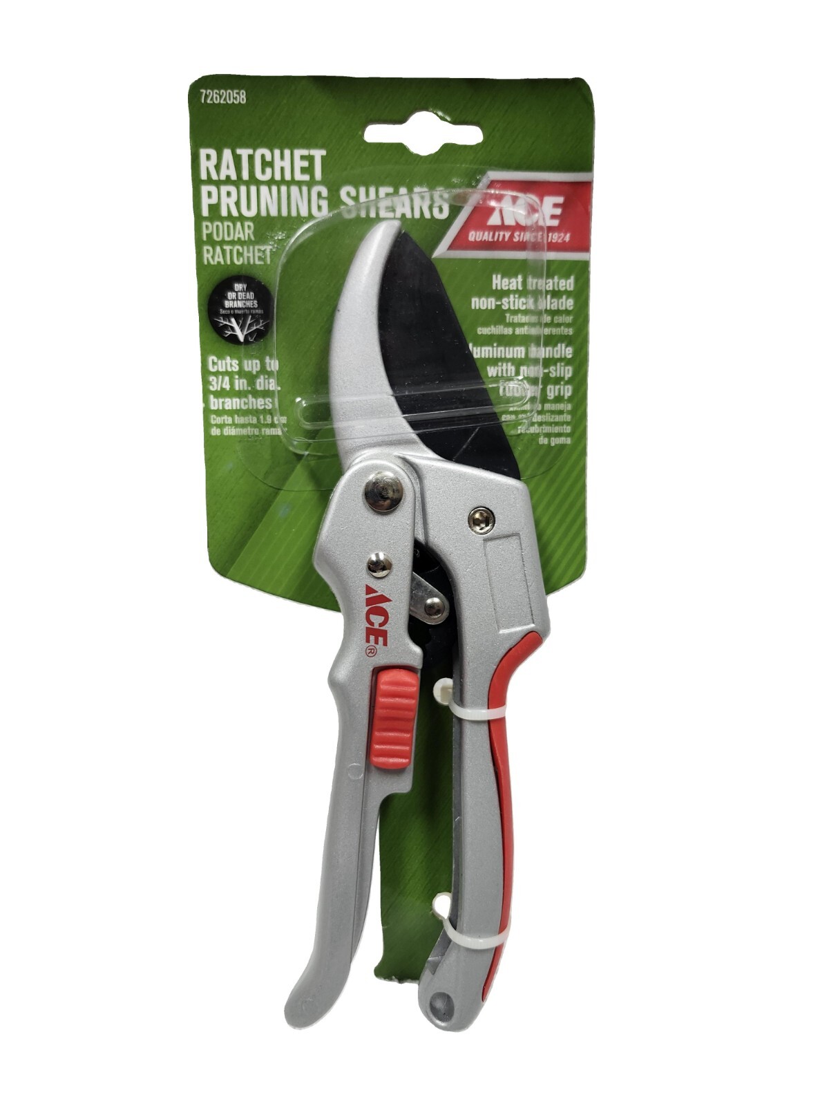 Ace Ratchet Pruning Shears Cuts Up To 3/4 In Diameter Branches