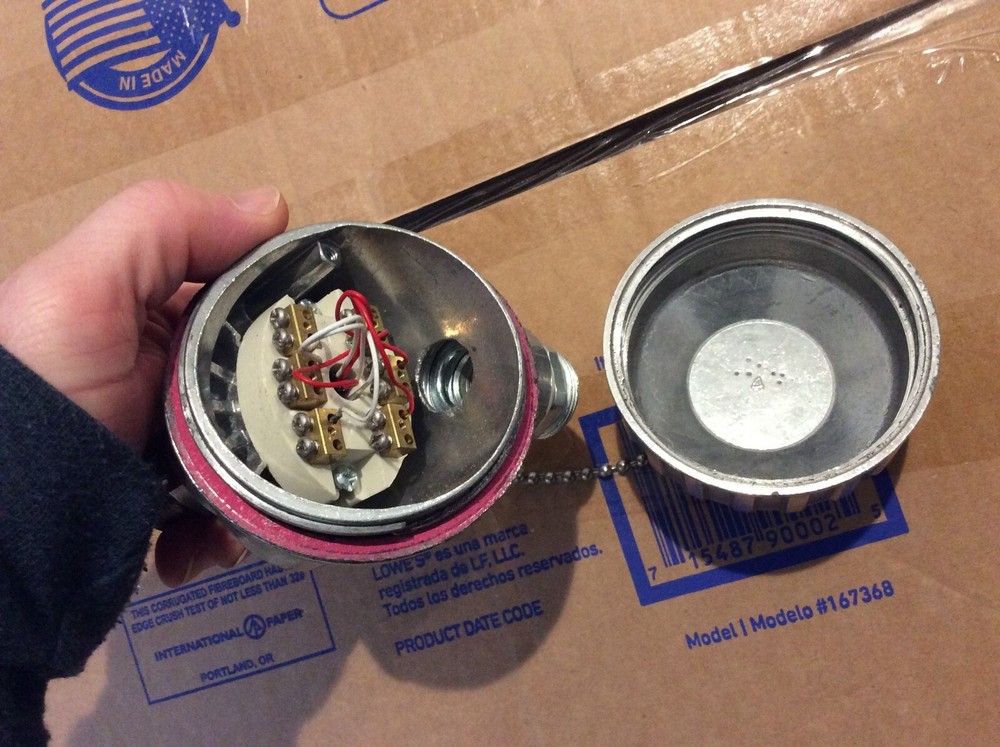 Pyromation Thermocouple with Connection Head Used