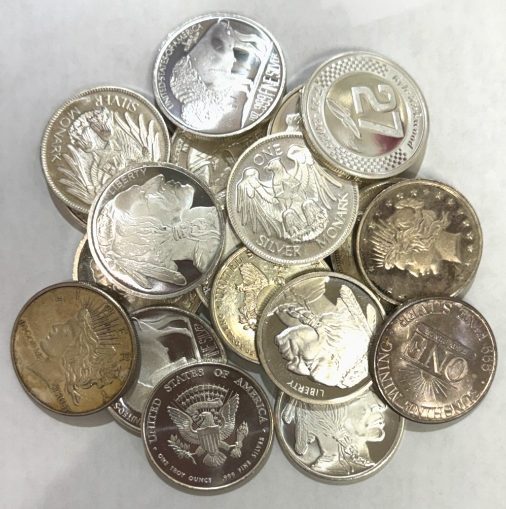 1 oz. Silver Round - Random Brand - Secondary Market - .999 Fine