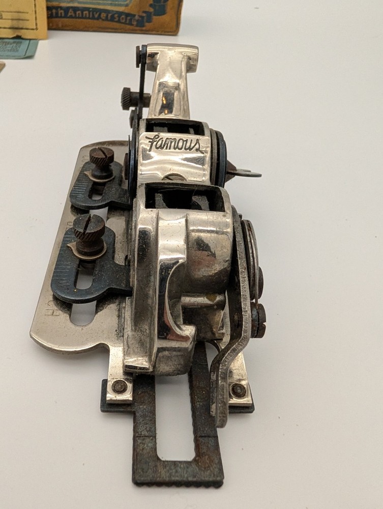 Vintage Famous Buttonhole Worker Machine Attachment - ?Model C? - Singer Machine
