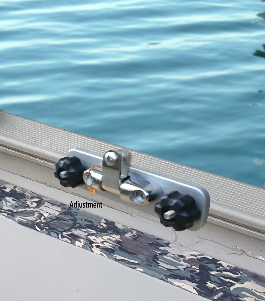 Brocraft Versatrack Tracker Bimini Top Mount / Canopy Mounts /Lund Boat Bracket