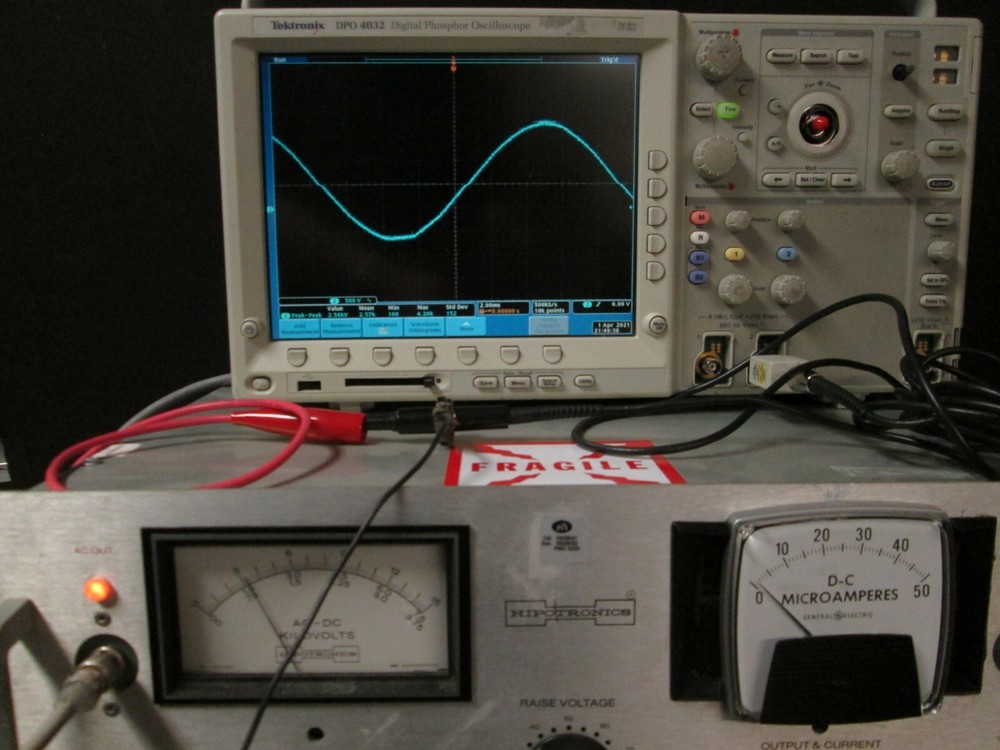 High Voltage Oscilloscope Probe 2500V 250MHz Verified Working Tektronix P5100