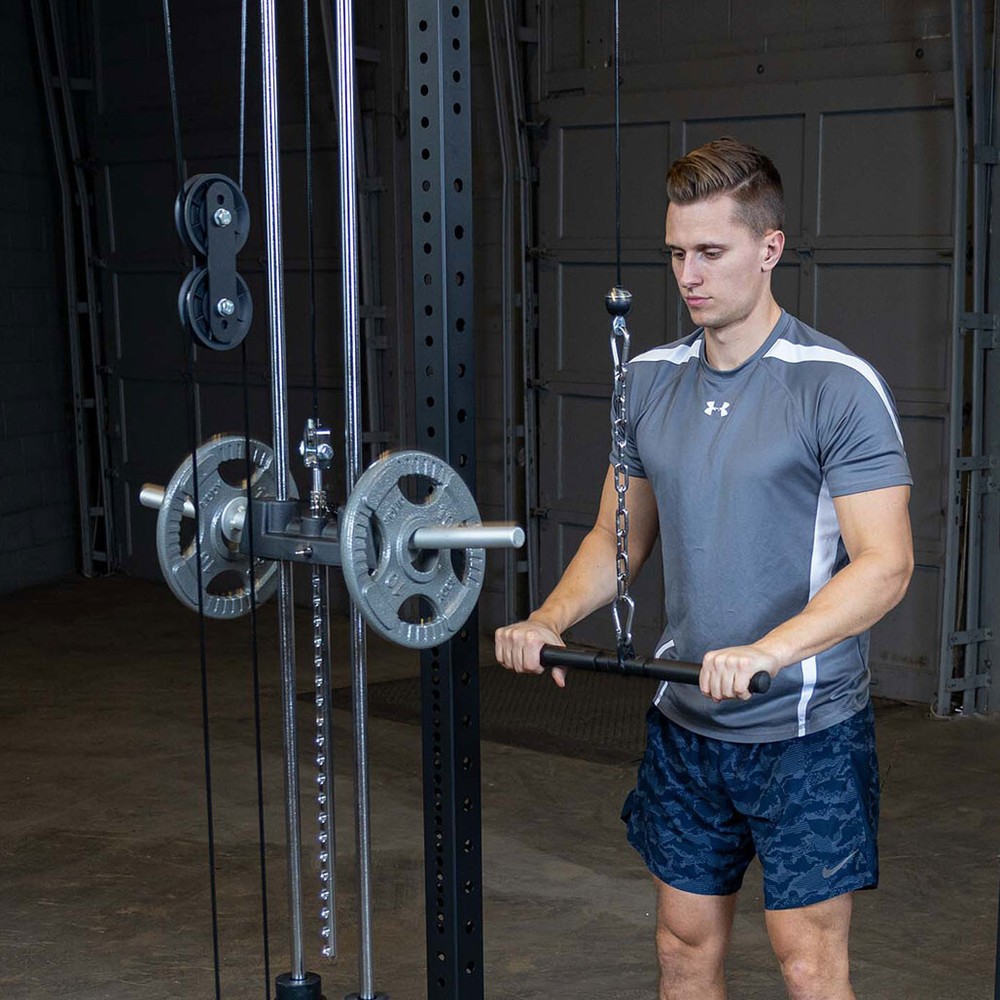 Body-Solid Half Rack Lat Attachment for the SPR500