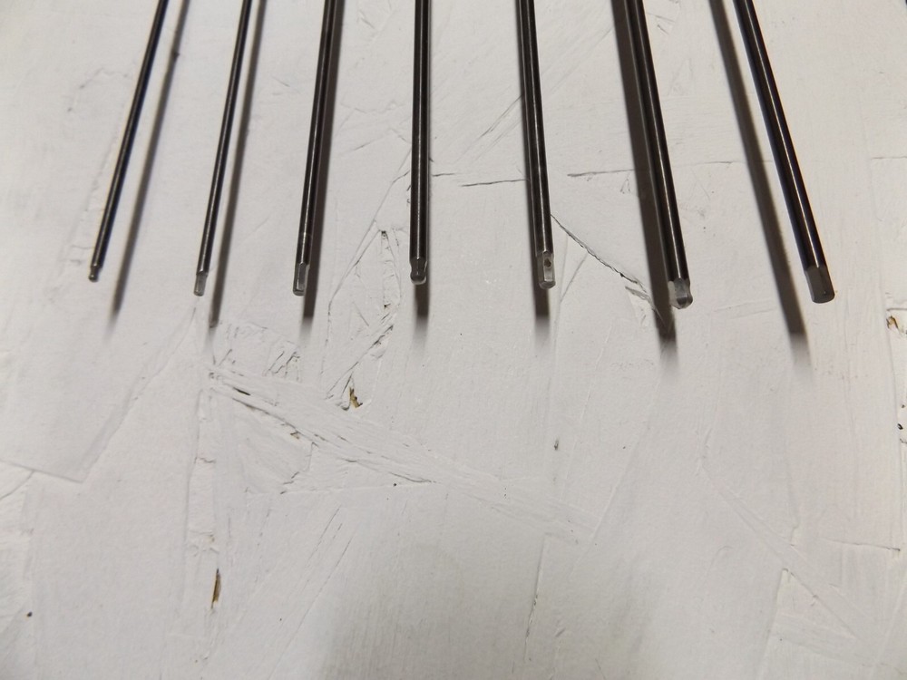 7 piece hex allen driver set, used