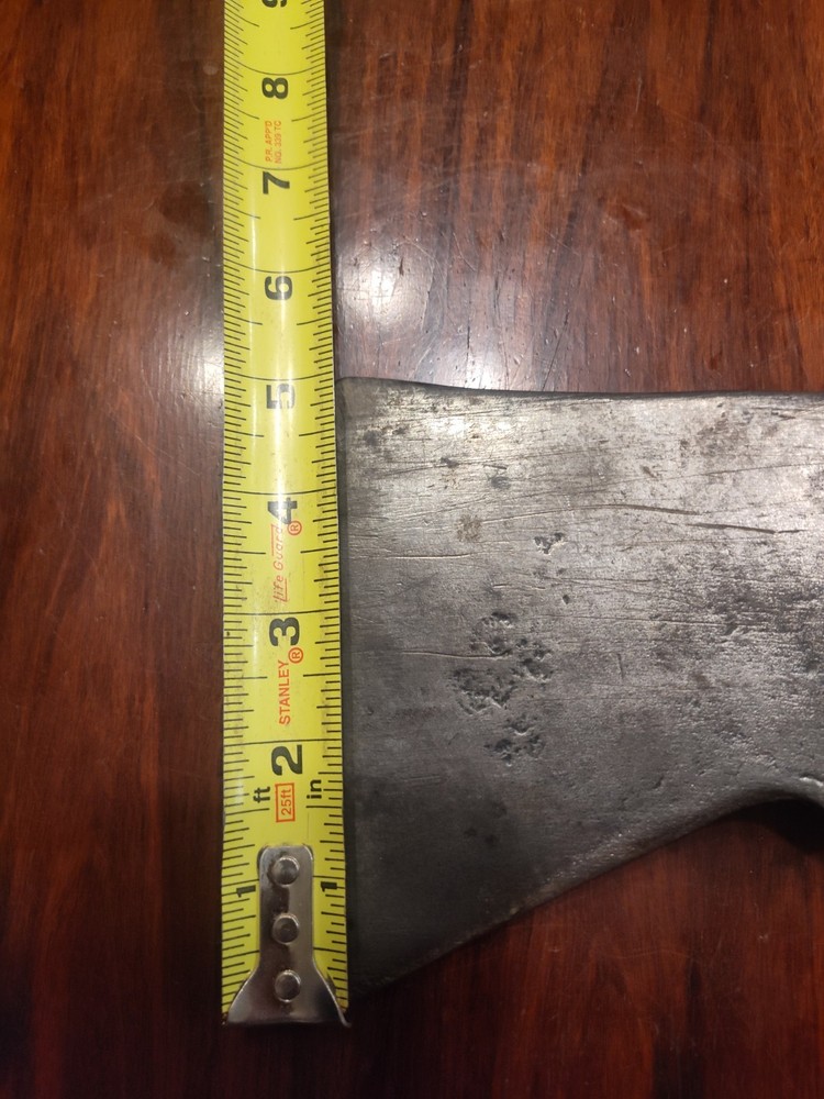 Rare 3-1/2 Lb Wide Jersey Pattern Axe Head Tool Mann Co