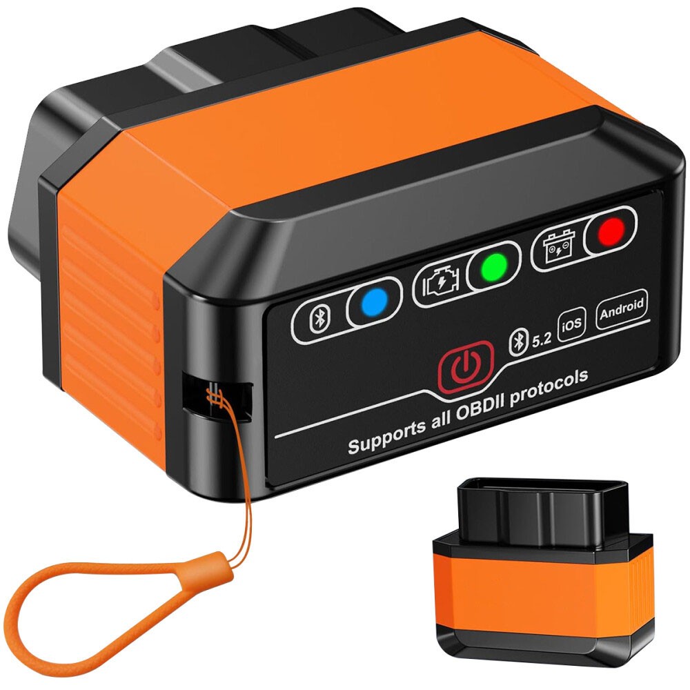 ELM327 Bluetooth OBD2 Code Reader Car Diagnostic Scanner for Android and iOS