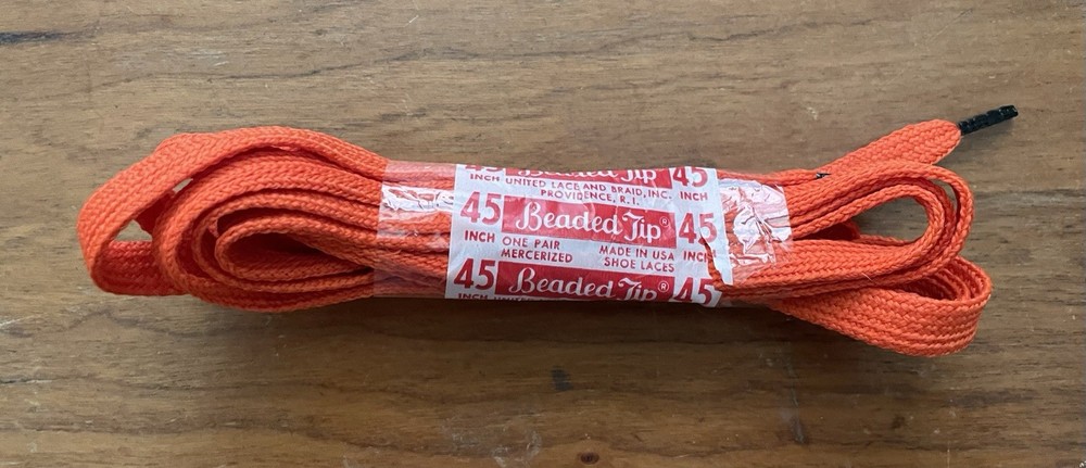 orange shoe laces 45 inch