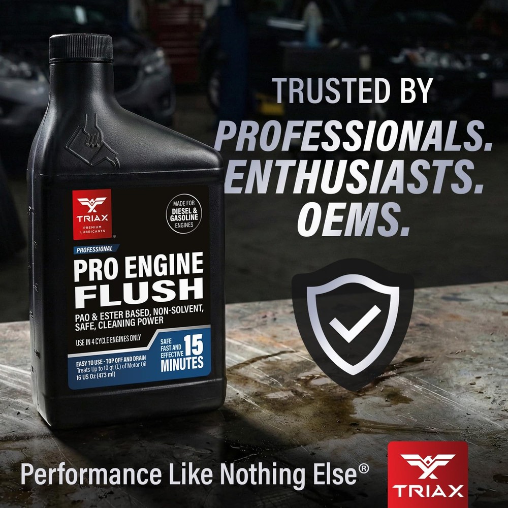 Pro Engine Flush OilBased Deep Clean Removes Sludge Carbon 16 oz 473 ml