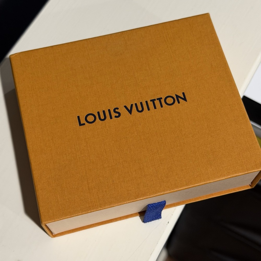 Authentic Louis Vuitton Orange Empty Gift Box 5.75"x5" EUC!