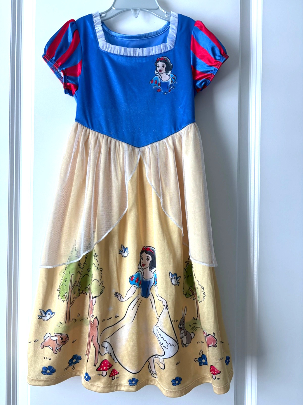 Disney Princess Snow White Dress-Up Costume Dress Girl Size 4T Colorful