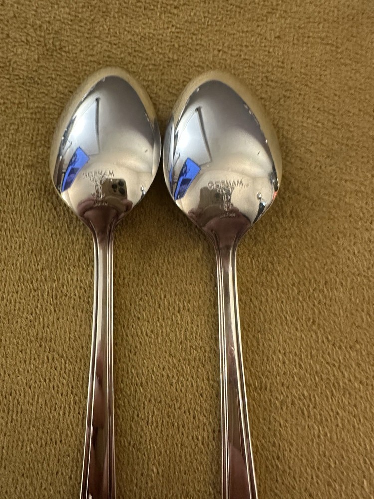 GORHAM SILVERPLATE CALAIS JAPAN (2) TEASPOONS