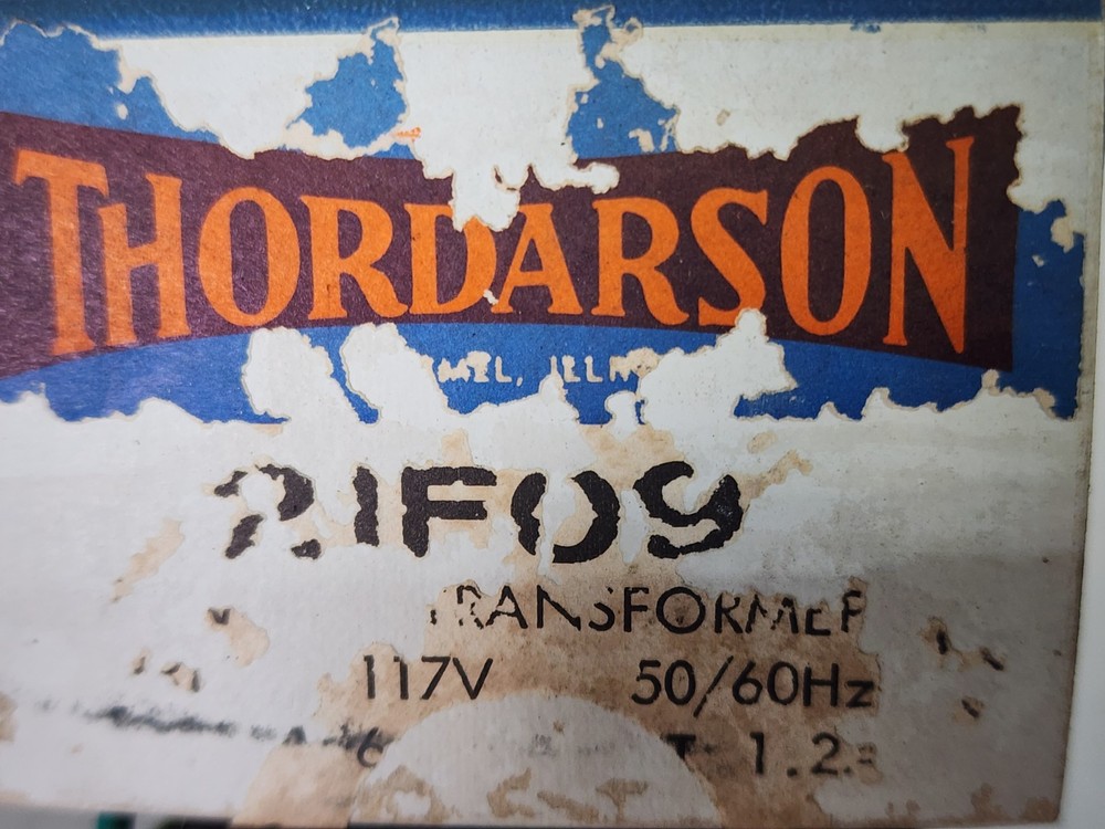 Vintage Thordarson 21F09 Transformer