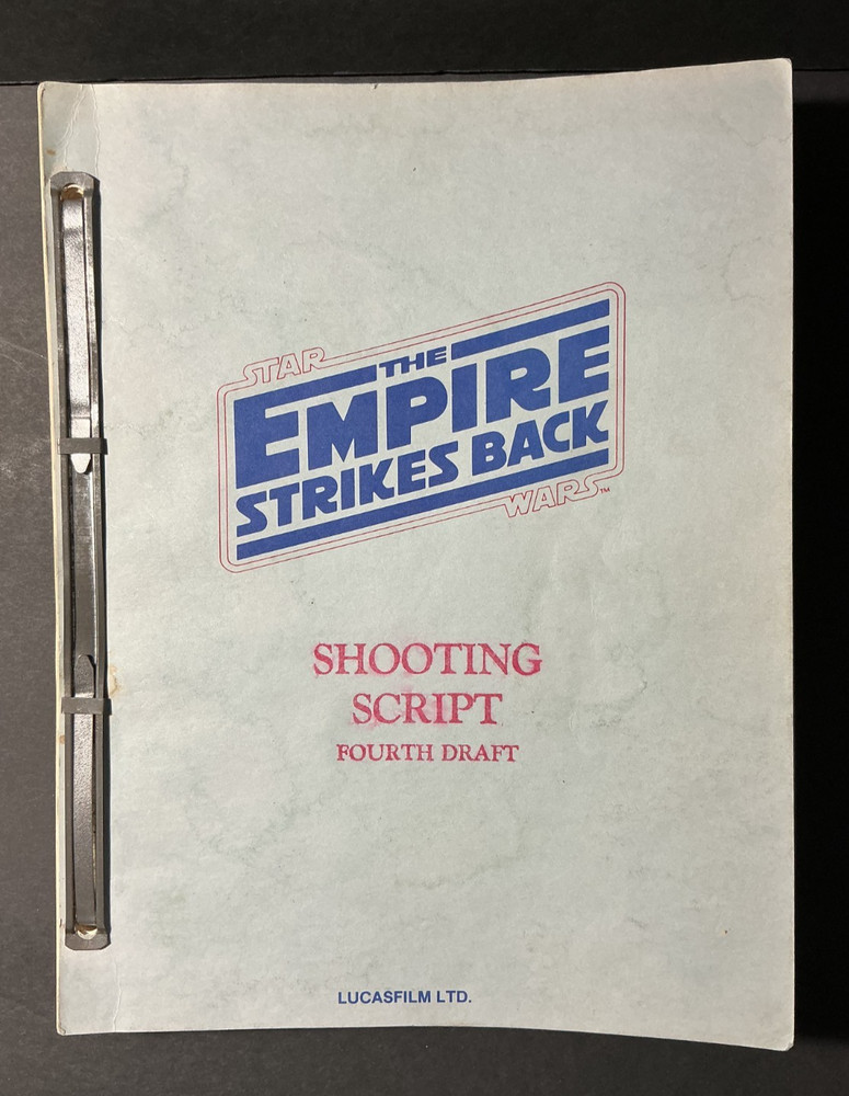 Empire Strikes Back Fourth Draft Shooting Script Oct 24 '78 Lucasfilm Coded Copy