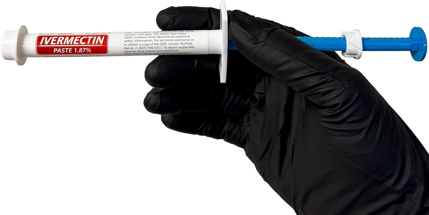 4 Pack New Paste Horse Dewormer Apple Flavor Exp 1/28 Free Shipping USA Bullicks