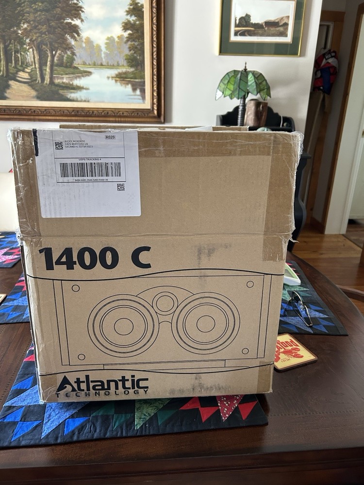 Atlantic Technology 1400C center speaker - gloss black