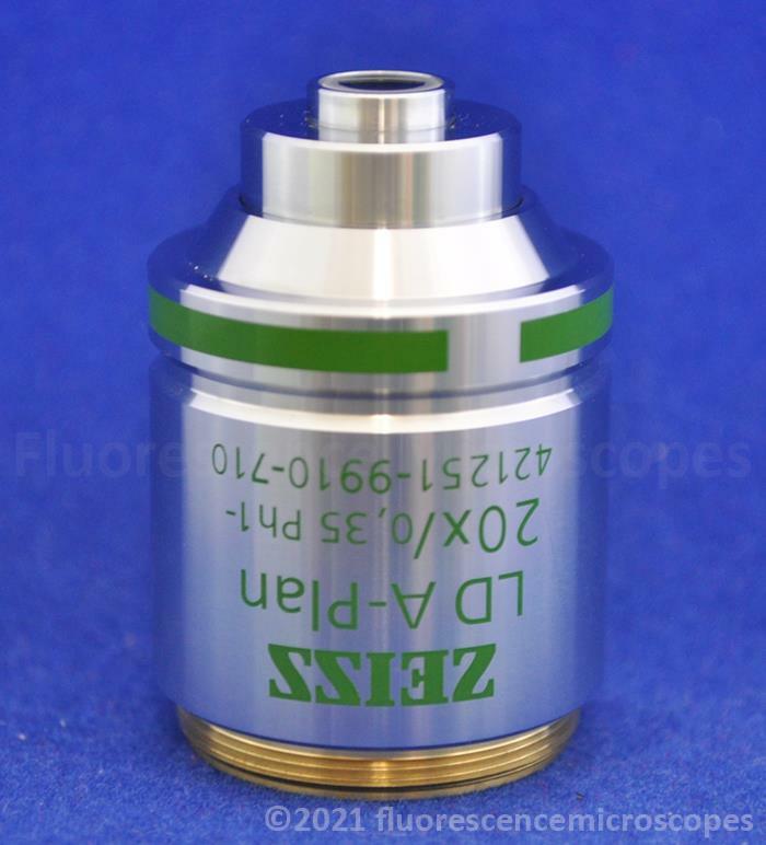 Zeiss LD A-Plan 20x /0.35, ∞/1.0mm PS Polystyrene Ph1. M27 Microscope Objective