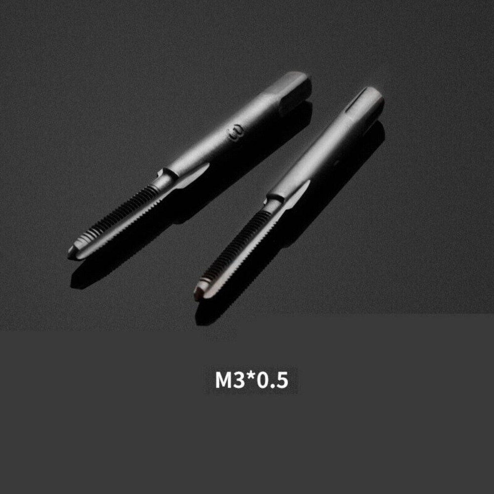 M2 -M30 Hand Tap Set - Taper and Plug Taps Thread Tap Hand Screw Drill Bits Tool