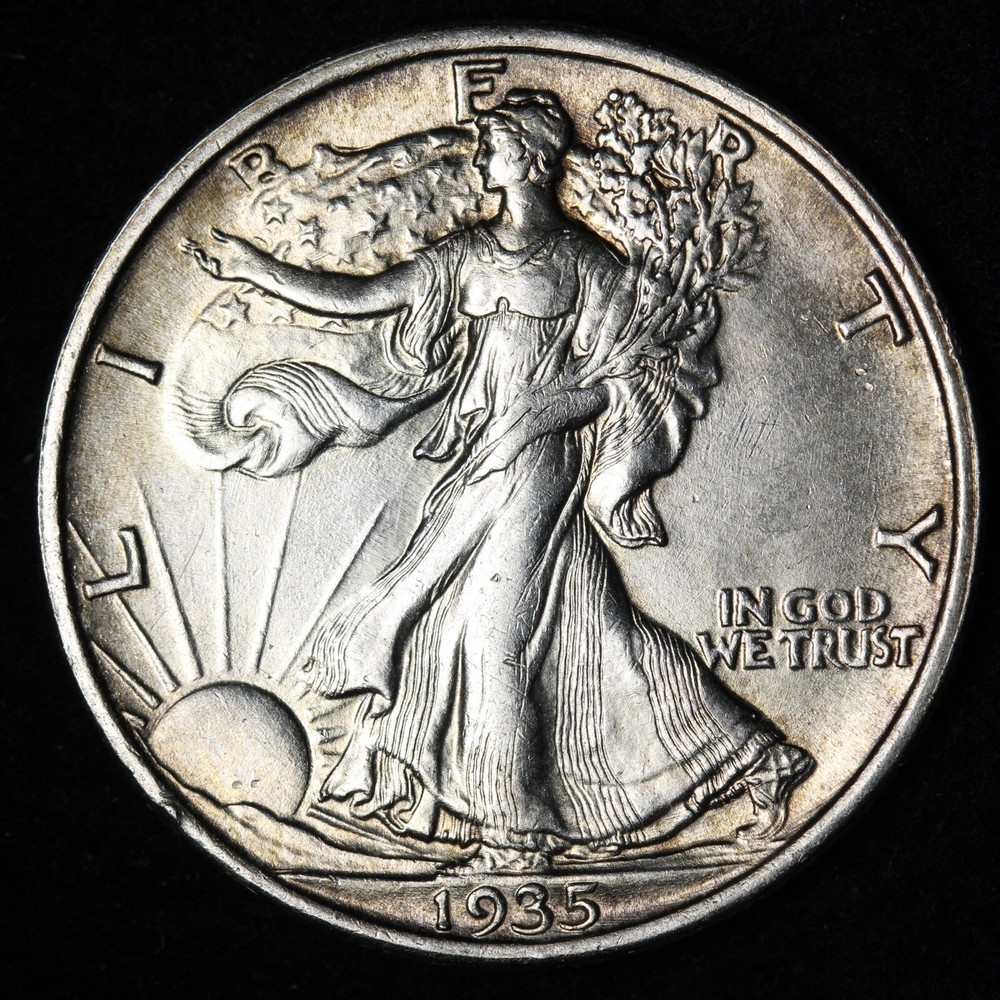 1935 Walking Liberty Silver Half Dollar BU *UNCIRCULATED* MS E339 WFM