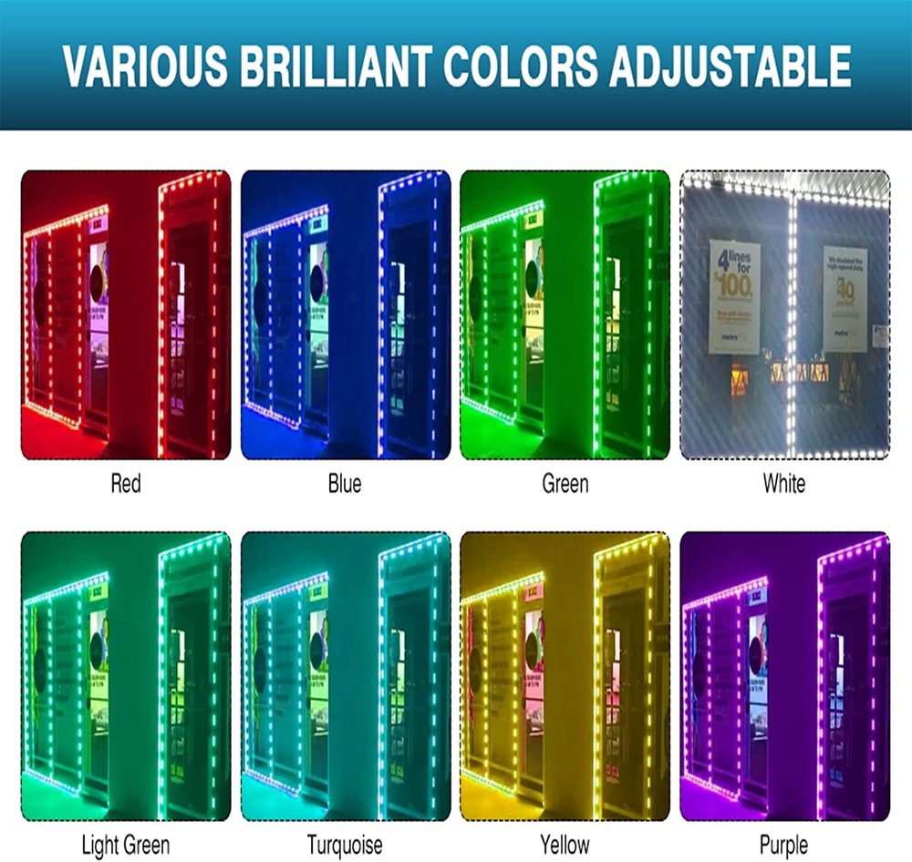 40Pcs 20FT Storefront LED Light for Business Signs Window Module Lights (2 Pack)