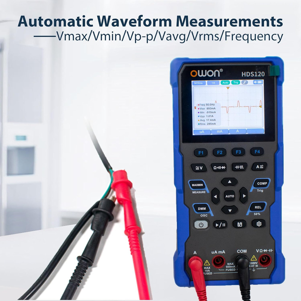 Oscilloscope Multimeter 2 in 1 Function 1Mhz Bandwidth Oscillograph with Digital