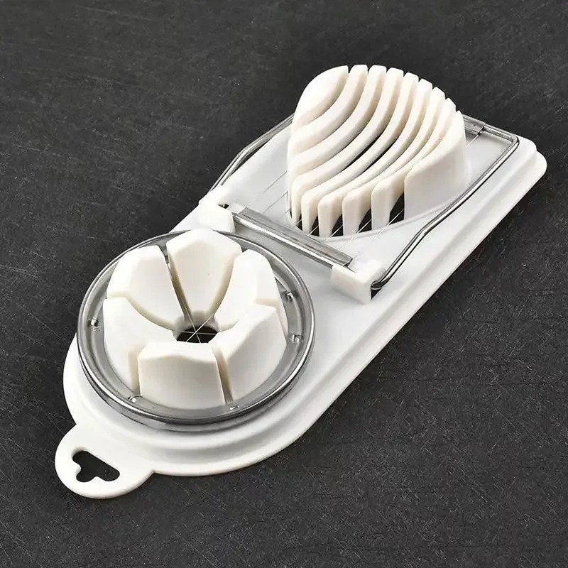 Egg Slicer Dicer Wedger Quick Easy Sharp Stainless Steel Wire Dishwasher-Safe