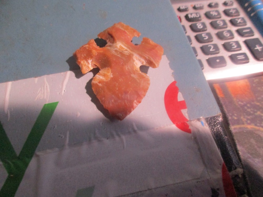 Ornate Flint 2 Inch Arrowhead