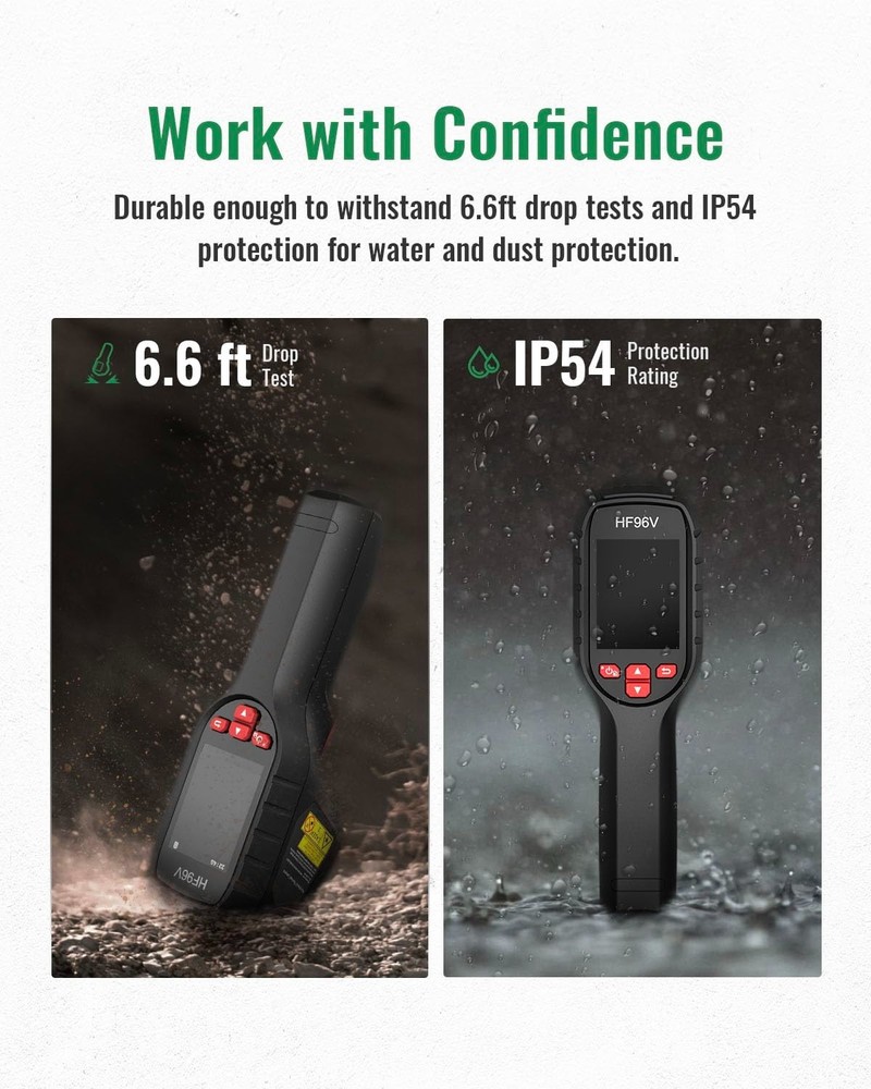 HF96V Thermal Camera with Visual Camera, 240 * 240 Super Resolution, 96 x 96 ...