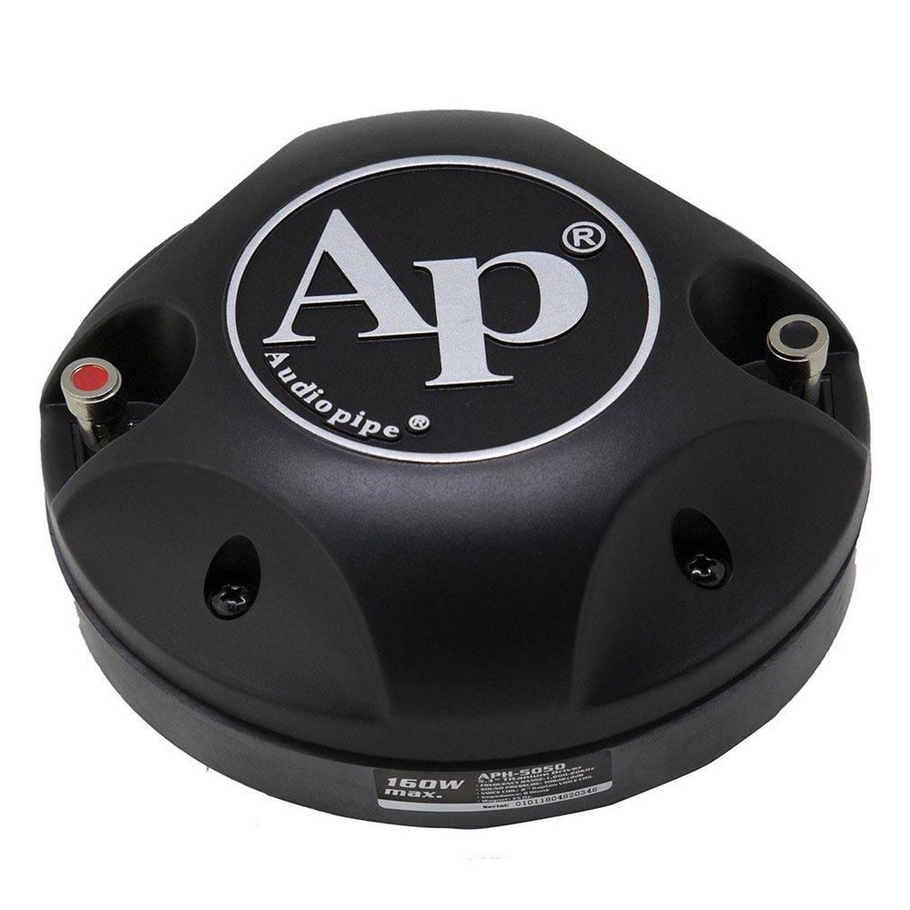 1) Audiopipe APH5050 Titanium Compression Driver 160 Watts Max 8ohm 2"VC