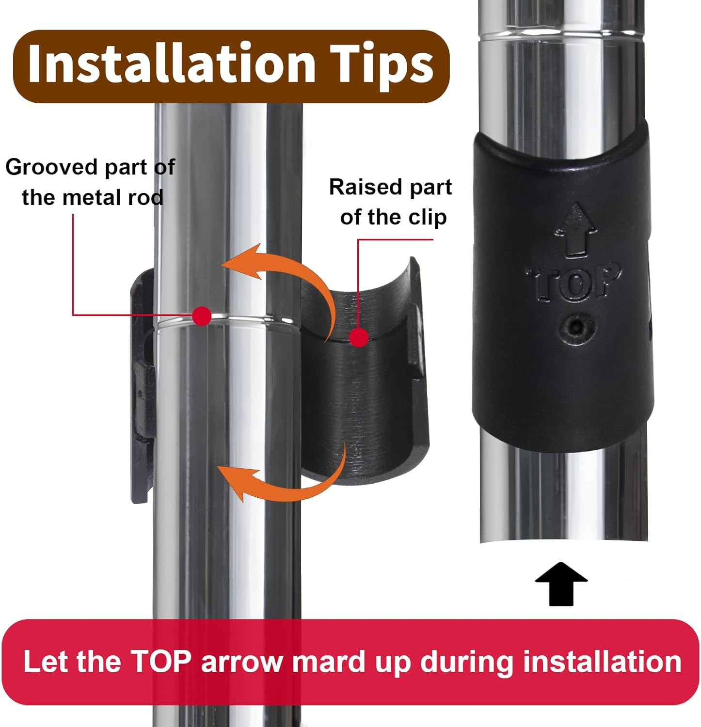 100 Pack 3/4 Inch Wire Shelving Shelf Lock Clips, Plastic Shelving Clips Replace