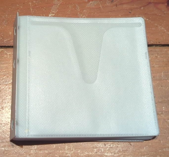 CD/DVD Double Sided Wallet Refill Plastic Sleeve Insert for Storage Binder