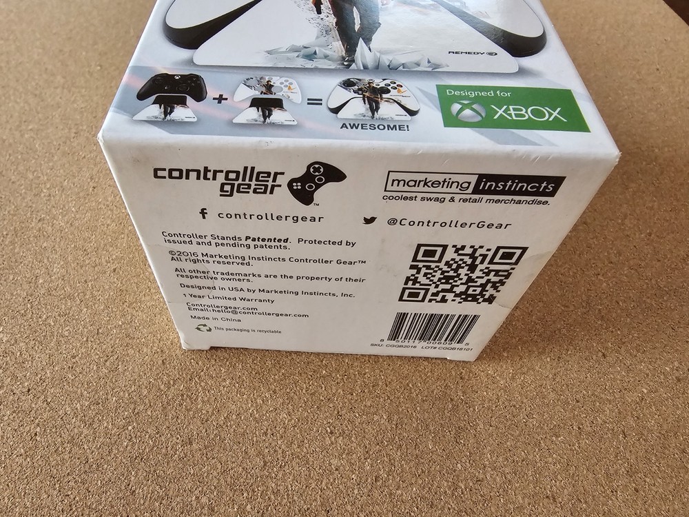 Quantum Break Controller Gear Controller Stand 2.0 With Bonus Controller Skin