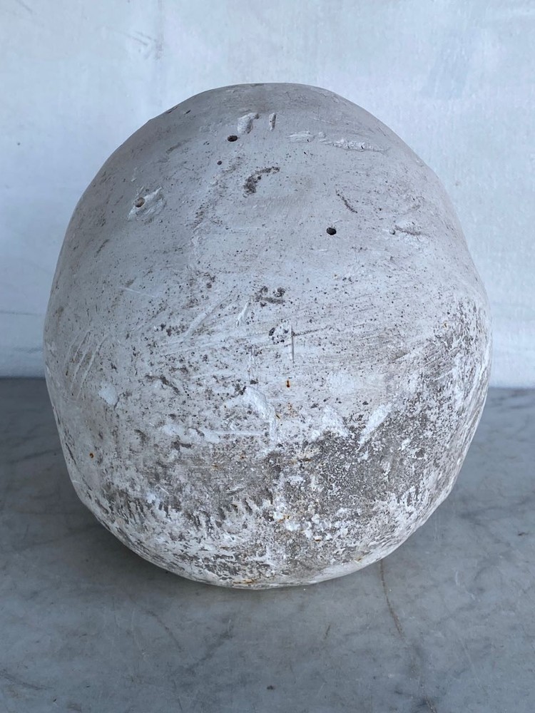 Vintage Solid Plaster Human Skull Head Model. Life Size. RARE