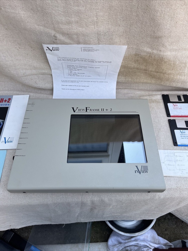 NVIEW VIEW FRAME ll +2 VISUAL PRESENTATION PROJECTION.