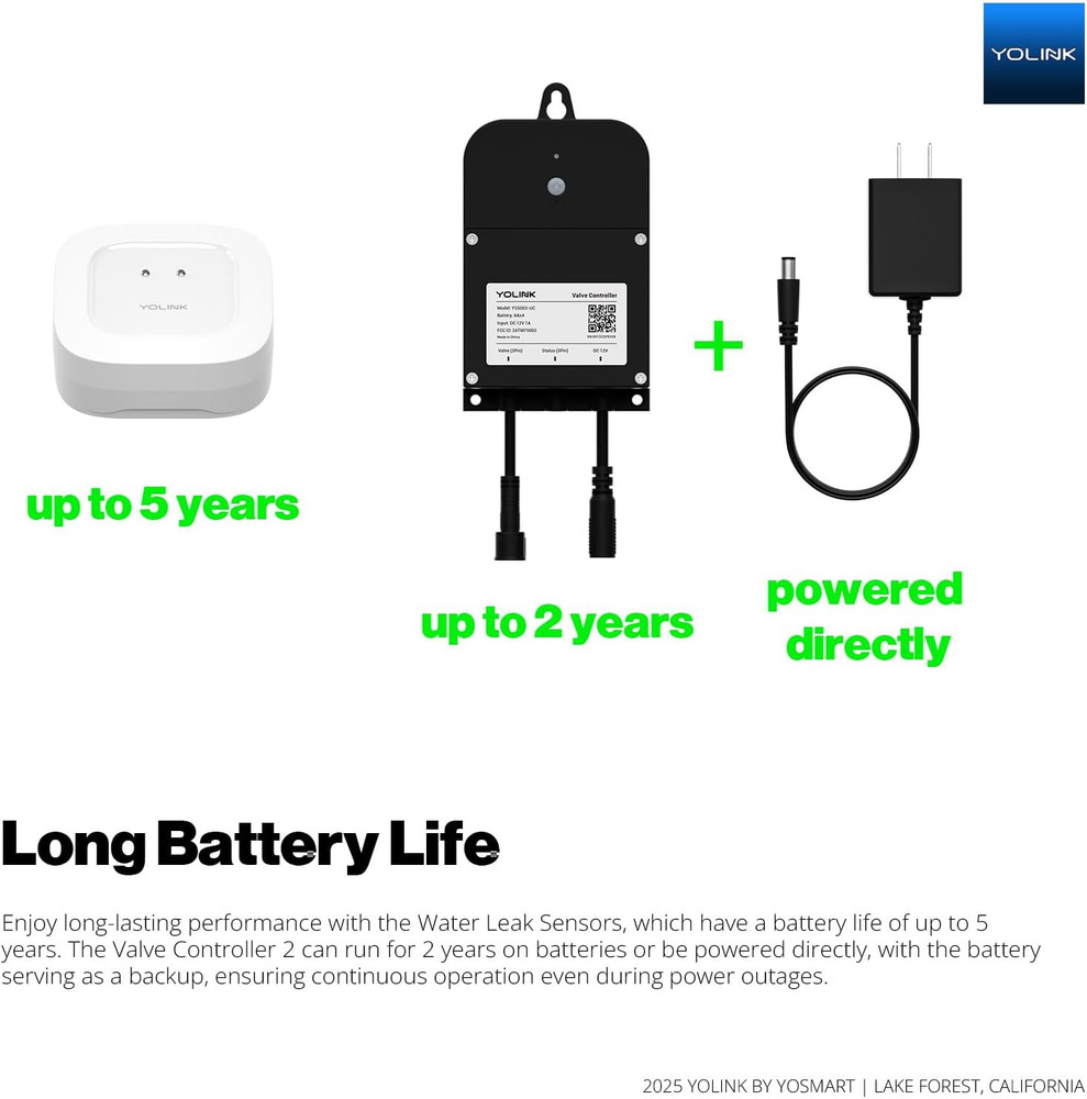 DIY Automatic Water Leak Detection & Shut-Off Starter Kit, EVO Valve Operator, W